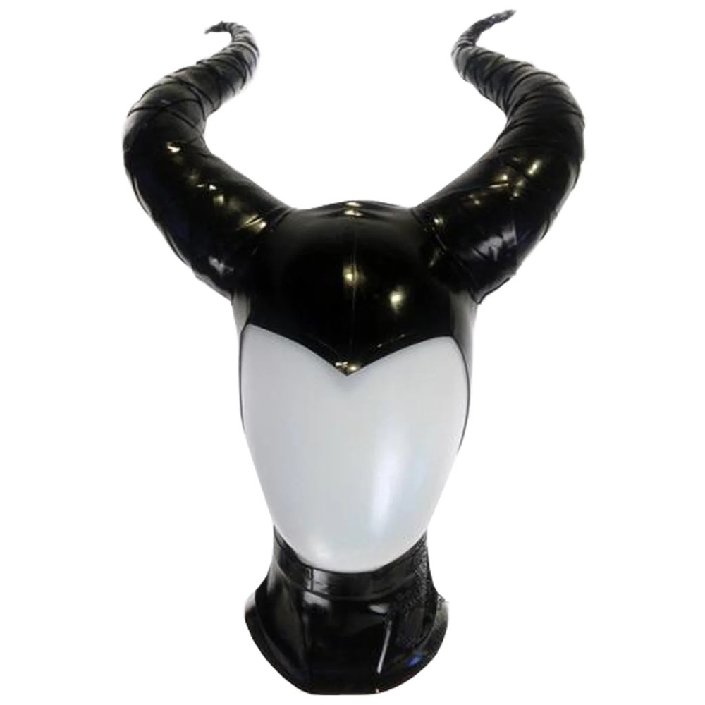Vex Latex Maleficent Horns in Black